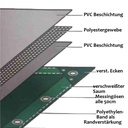 bílá 650 g/m² PVC 4 x 8m (32m²) Plachta-0