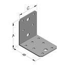 Úhelník 70 x 70 x 55 x 2 mm bez žebra-0