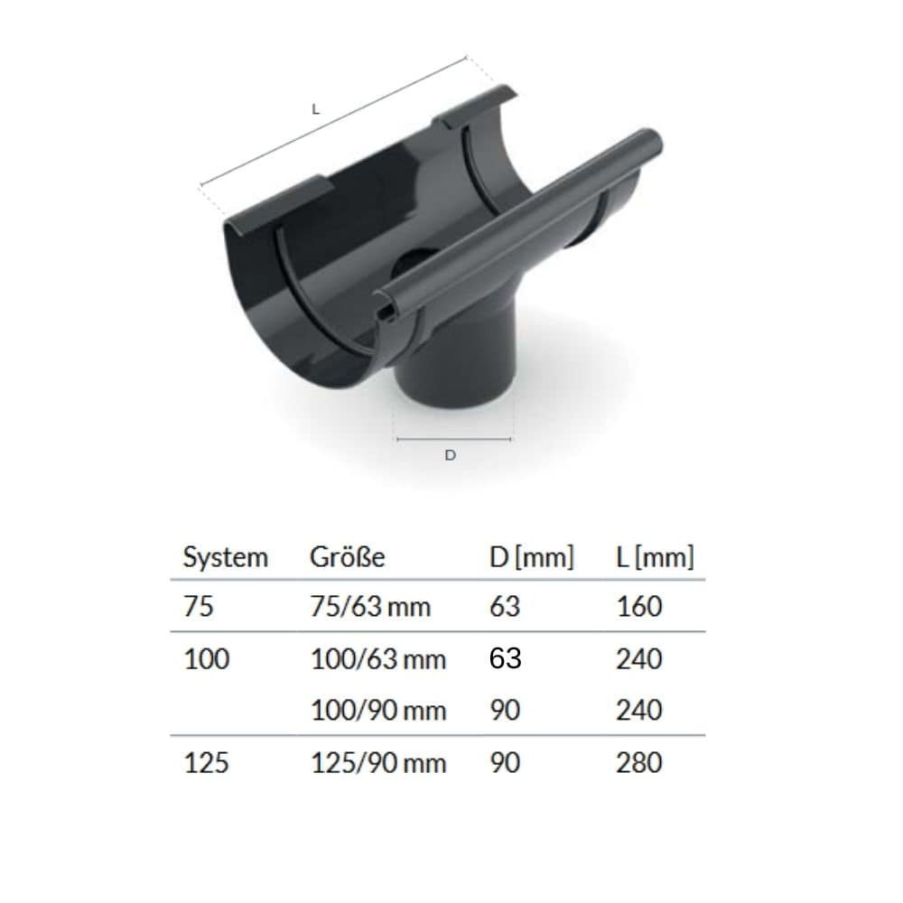 Hrdlo hnědé Systém 100/90-0