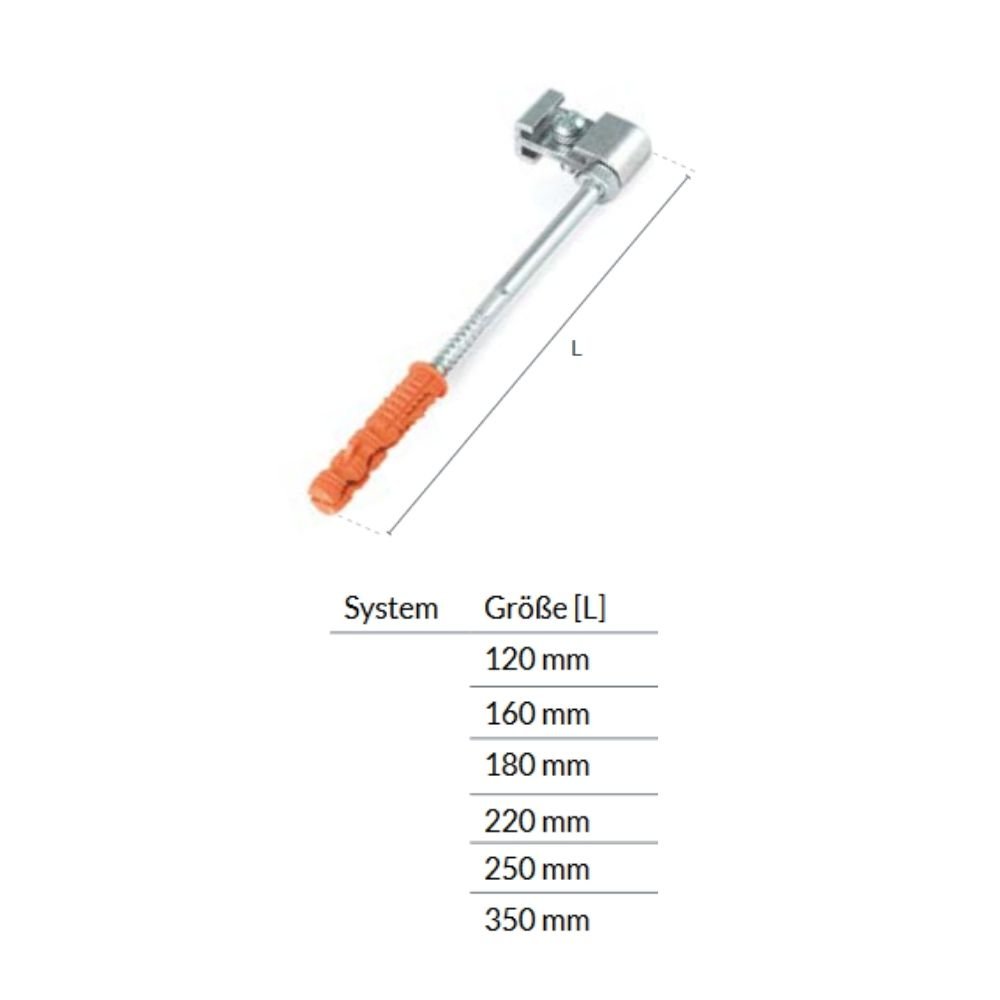 Háček pro PVC závěs (kov) 120mm-0