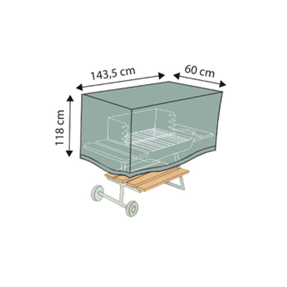 Ochranný obal Deluxe BBQ-Gril, cca 143, 5x118x60-0