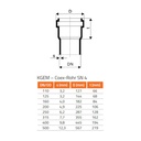 KGRE čisticí potrubí DN/OD 250 s kulatým víkem-0