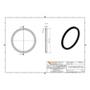 KG Náhradní těsnicí kroužek DN/OD 315 (KG PVC)-1