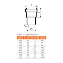 KG NBR těsnění - odolné vůči oleji DN/OD 250 (KG PVC)-0