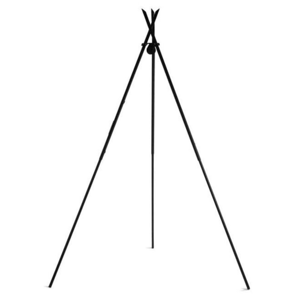 Otočný gril „TIPI“ 210 cm + dvojitý rošt 70 cm a 40 cm z přírodního oceli-0