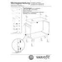 Stolní vozík 250 kg s 2 plošinami Typ M + EasySTOP-0