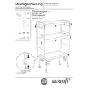 Patrový vozík vysoký 3 podnosy 250 kg nosnost Typ XL + EasySTOP-2