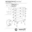 Vozík na patra vysoký 5 táců 250 kg nosnost Typ XL + EasySTOP-1