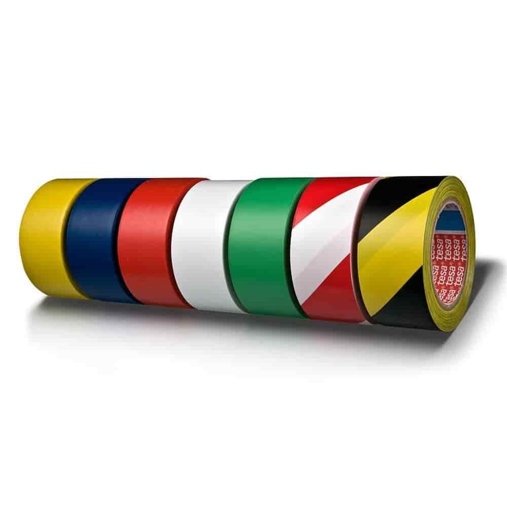 tesa Premium Podlahové značení 4169 PVC 50 mm x 33 m (žlutá)-0