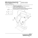 Skříňka na nářadí pro ocelové lahvové vozíky fk-1302 / 1303-2