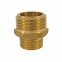 Threaded Fitting Brass Double Nipple Reduced 2" M x 1 1/4" M