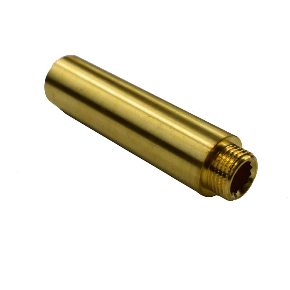 Threaded Fitting Brass Tap Extension 3/4" M x 3/4" F 100 mm