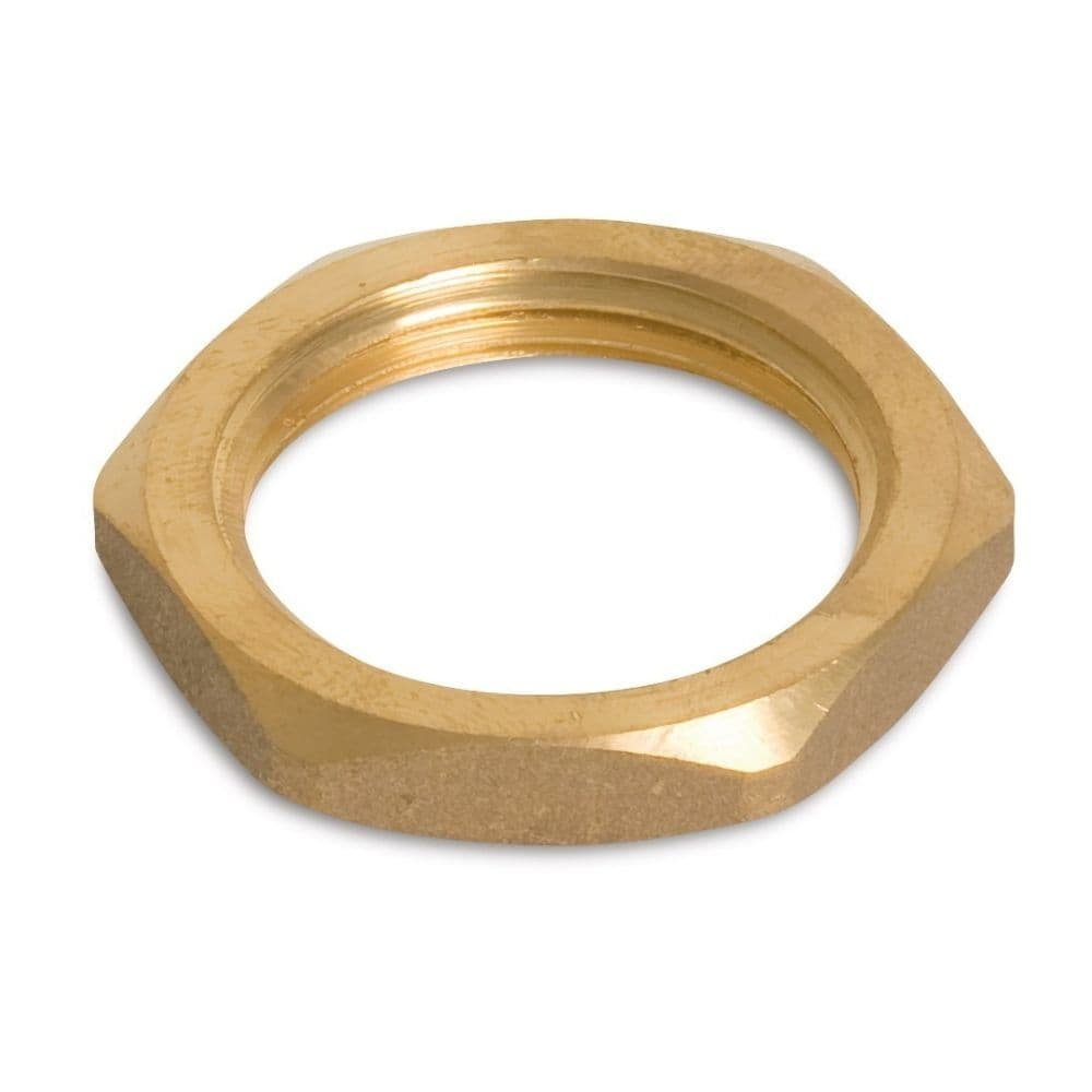 Threaded Fitting Brass Locknut 1/2" Female