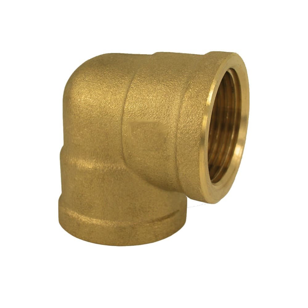 Threaded Fitting Brass Elbow 90° 3/8" F x 3/8" F