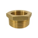 Threaded Fitting Brass Reducer 3/4" M x 3/8" F