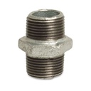 Závitová tvarovka temperovaná dvojitá vsuvka 1/4" AG x 1/4" AG