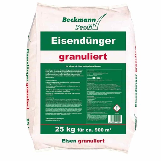 [BONI-11425] 25 kg granulovaný Beckmann železný hnojivo 2-4mm pro cca 900m²