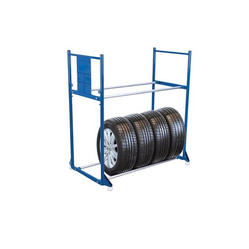 [BONI-sw-646.004] Regál na pneumatiky se 2 úrovněmi 300 kg 1205 x 780 x 1325 mm