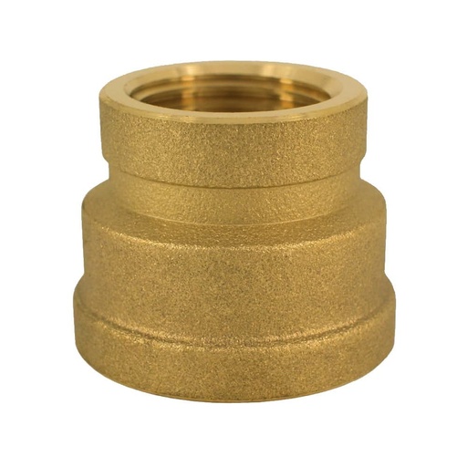 [BONI-42373K] Threaded Fitting Brass Socket Reduced 2" Female Thread x 1 1/2" Female Thread