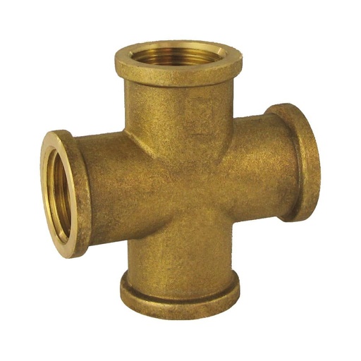 [BONI-42343K] Threaded Fitting Brass Cross Piece 2" Female Thread